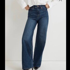Madewell Superwide-Leg Jeans in Vietor Wash - Size 31 NWT